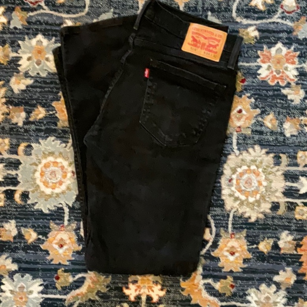 Black Levi’s 514 Denim Jeans
